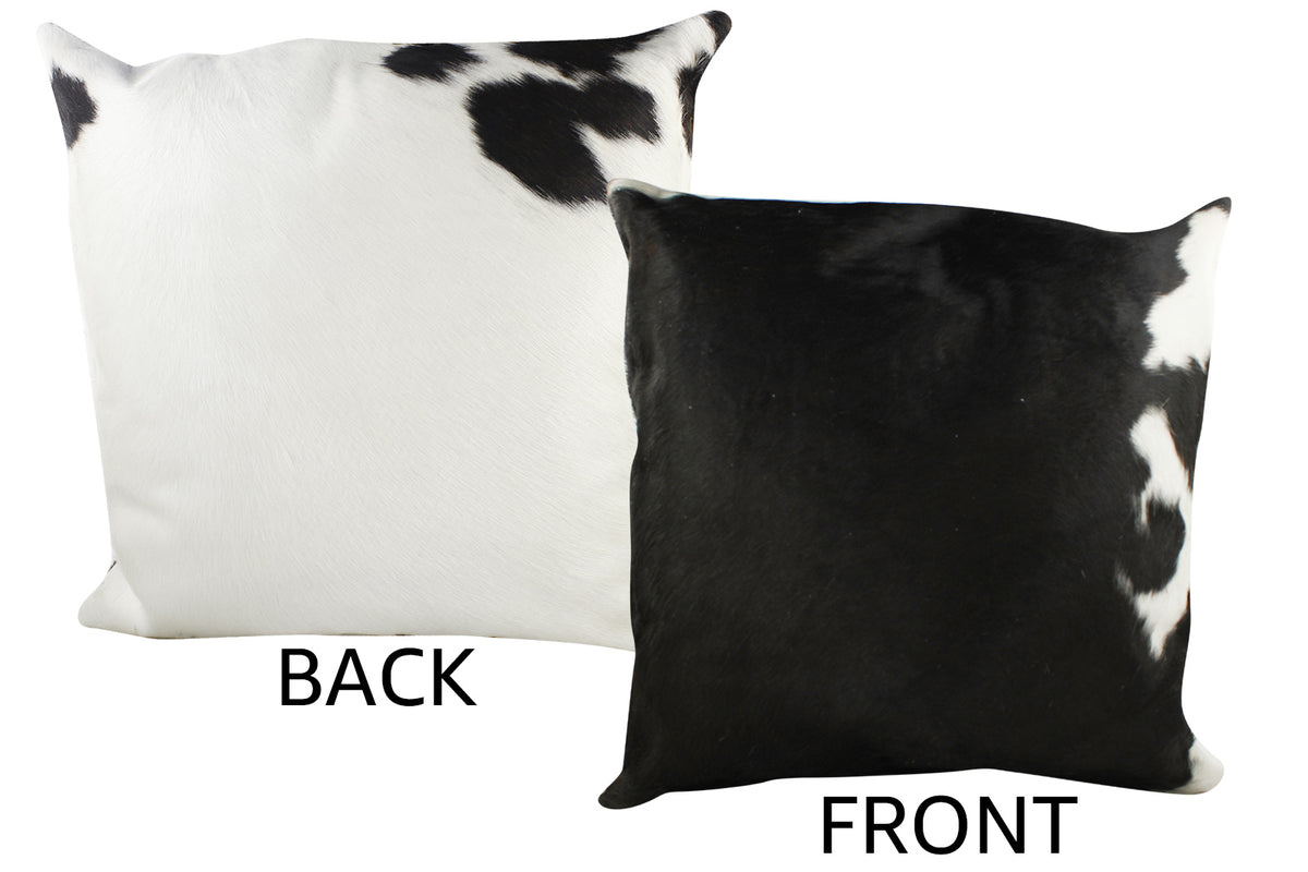Black and White Cowhide Pillow #87495