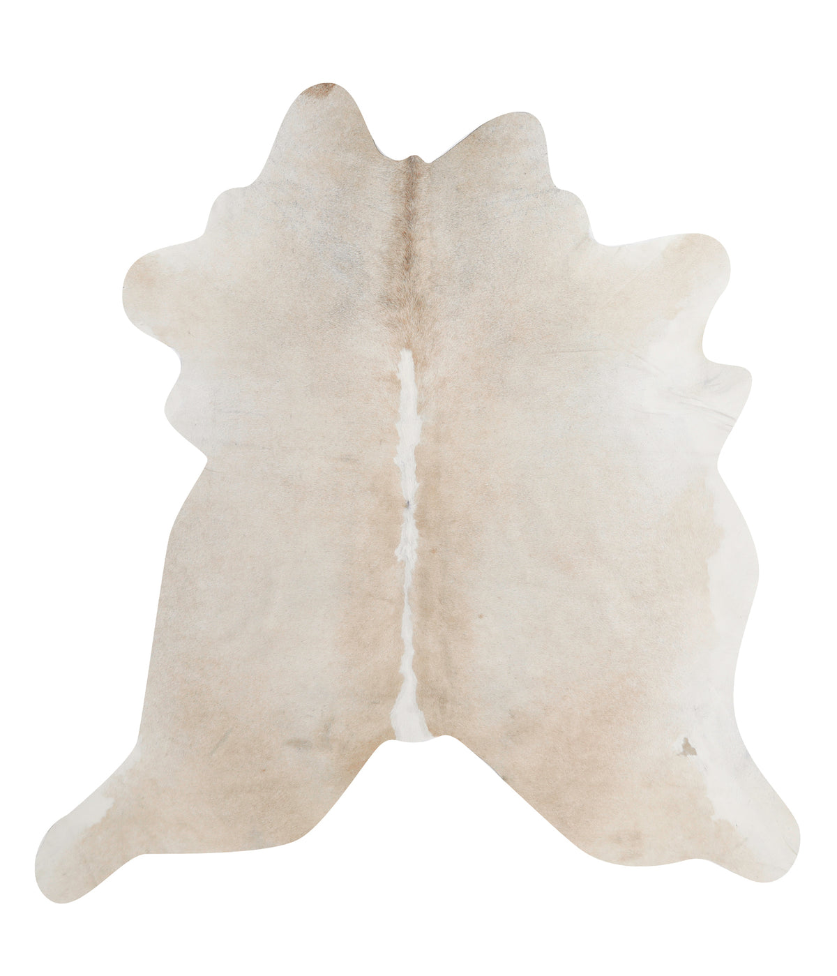 Beige and White Cowhide Rug #88048