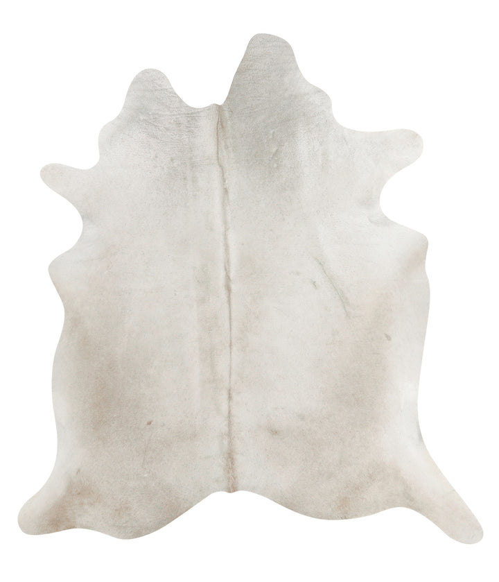 Medium Grey X-Large Brazilian Cowhide Rug 7'3"H x 6'7"W #88452 by Hudson Hides