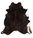 Black and White X-Large Brazilian Cowhide Rug 7'0"H x 6'5"W #89096 by Hudson Hides