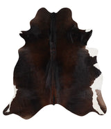 Black and White X-Large Brazilian Cowhide Rug 7'0"H x 6'5"W #89096 by Hudson Hides