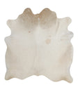 Champagne X-Large Brazilian Cowhide Rug 6'6"H x 6'5"W #89139 by Hudson Hides