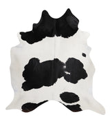 Black and White XX-Large Brazilian Cowhide Rug 7'7"H x 7'1"W #89266 by Hudson Hides