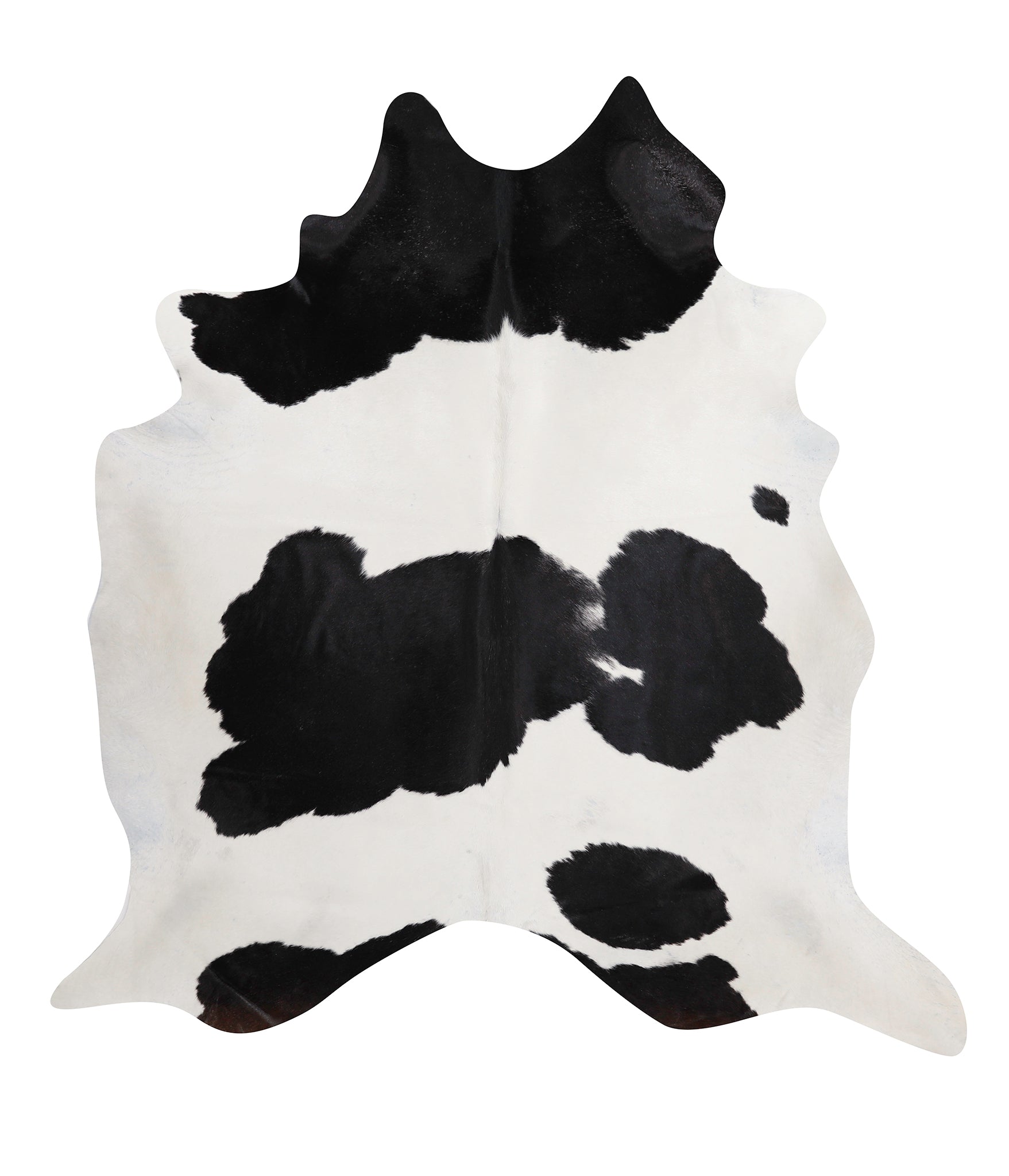 Black and White Cowhide Rug #89266