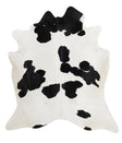 Black and White XX-Large Brazilian Cowhide Rug 7'9"H x 7'0"W #89622 by Hudson Hides