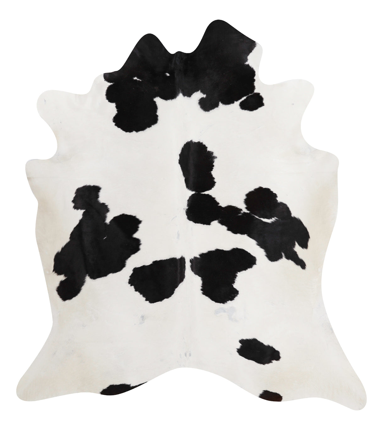 Black and White Cowhide Rug #89622