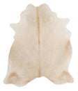 Champagne X-Large Brazilian Cowhide Rug 7'0"H x 6'0"W #90689 by Hudson Hides