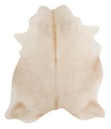 Champagne X-Large Brazilian Cowhide Rug 7'0"H x 6'0"W #90689 by Hudson Hides