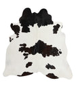 Black and White X-Large Brazilian Cowhide Rug 6'6"H x 6'5"W #90792 by Hudson Hides