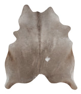 Taupe X-Large Brazilian Cowhide Rug 7'0"H x 6'0"W #90794 by Hudson Hides