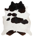 Black and White XX-Large Brazilian Cowhide Rug 7'11"H x 6'11"W #91223 by Hudson Hides
