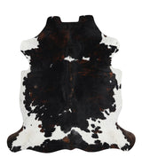 Tricolor X-Large European Cowhide Rug 7'2"H x 6'8"W #94250 by Hudson Hides