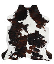 Tricolor X-Large European Cowhide Rug 7'4"H x 6'8"W #94306 by Hudson Hides