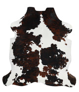 Tricolor X-Large European Cowhide Rug 7'4"H x 6'8"W #94306 by Hudson Hides