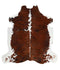 Tricolor Large European Cowhide Rug 6'1