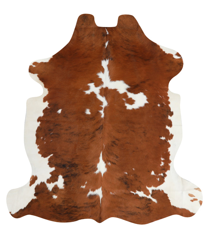 Tricolor Large European Cowhide Rug 6'2"H x 5'8"W #94561 by Hudson Hides