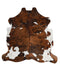 Tricolor Large European Cowhide Rug 6'1