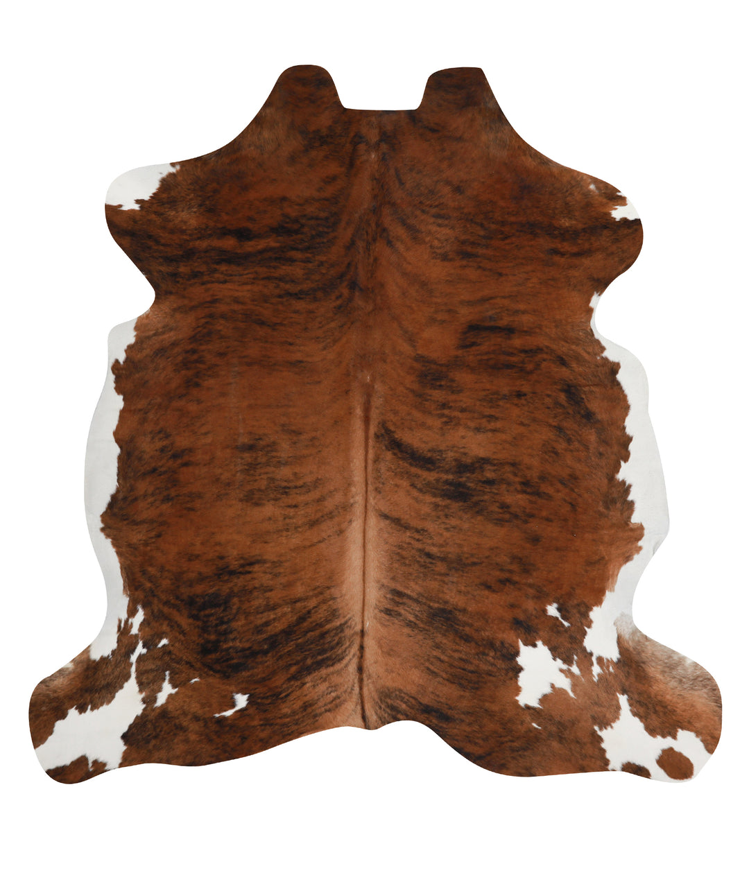 Tricolor Large European Cowhide Rug 6'4"H x 6'1"W #94706 by Hudson Hid