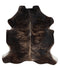Grey Brindle Large European Cowhide Rug 6'5