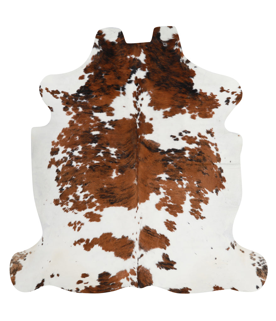 Tricolor Large European Cowhide Rug 6'4"H x 6'1"W #94798 by Hudson Hides