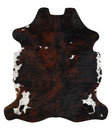 Tricolor X-Large European Cowhide Rug 6'9"H x 6'3"W #95125 by Hudson Hides