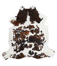Tricolor X-Large European Cowhide Rug 7'1"H x 7'0"W #95342 by Hudson Hides