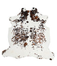 Tricolor X-Large European Cowhide Rug 6'8"H x 6'8"W #95440 by Hudson Hides