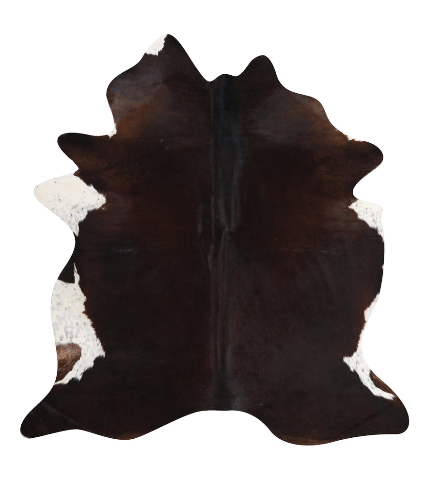 Chocolate X-Large Brazilian Cowhide Rug 7'1"H x 6'9"W #A10033 by Hudson Hides