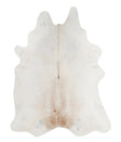 Ivory with Beige X-Large Brazilian Cowhide Rug 7'7"H x 5'11"W #A11279 by Hudson Hides