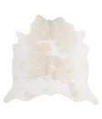 Beige and White X-Large Brazilian Cowhide Rug 6'8"H x 7'0"W #A11285 by Hudson Hides