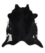 Black and White XX-Large Brazilian Cowhide Rug 8'2"H x 7'11"W #A11289 by Hudson Hides