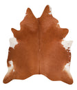 Brown and White Regular XX-Large Brazilian Cowhide Rug 7'11"H x 7'0"W #A11431 by Hudson Hides