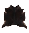 Solid Black X-Large Brazilian Cowhide Rug 6'6"H x 6'11"W #A11586 by Hudson Hides
