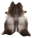 Dark Grey Large Brazilian Cowhide Rug 6'7"H x 5'9"W #A11865 by Hudson Hides