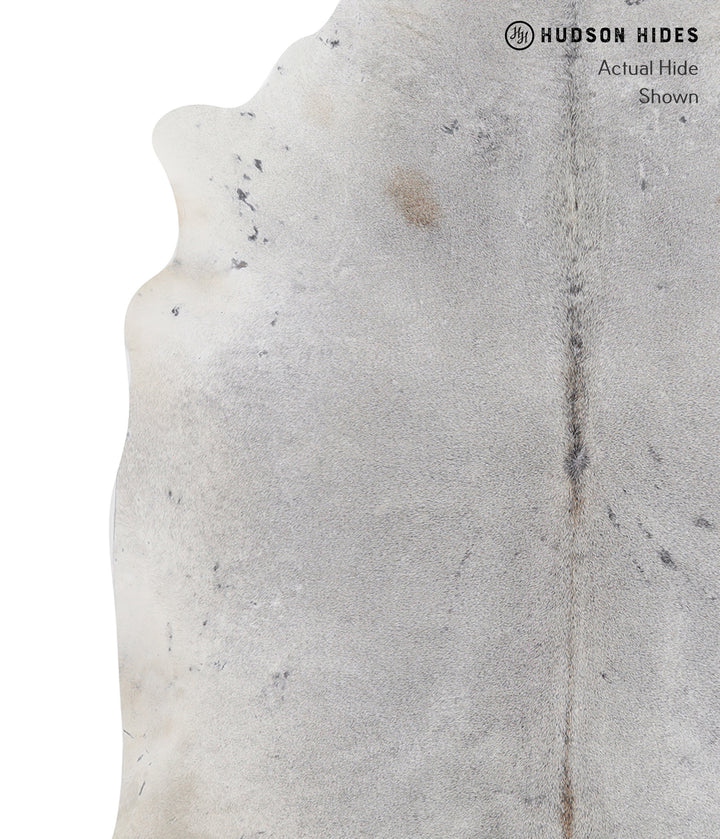 Medium Grey X-Large Brazilian Cowhide Rug 6'11"H x 6'6"W #A11940 by Hudson Hides
