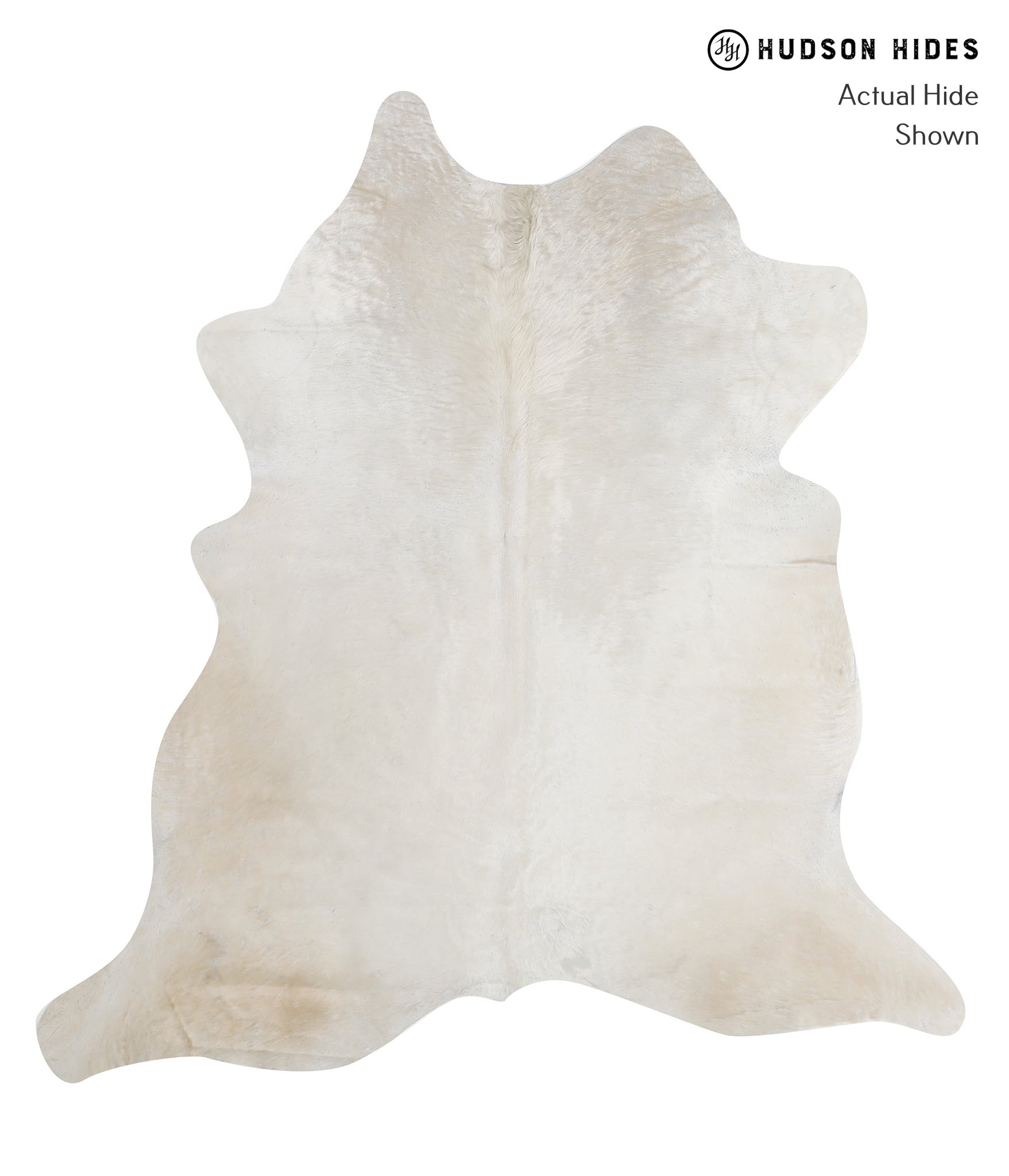Ivory with Beige Cowhide Rug #A12045