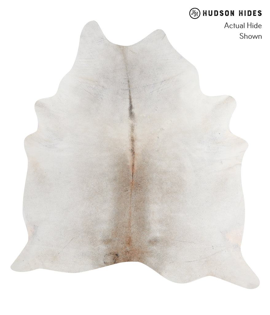 Grey with Beige X-Large Brazilian Cowhide Rug 7'2"H x 6'8"W #A12151 by Hudson Hides