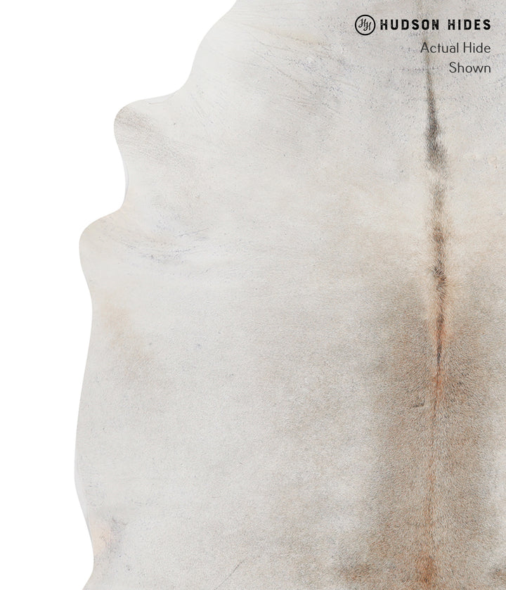 Grey with Beige X-Large Brazilian Cowhide Rug 7'2"H x 6'8"W #A12151 by Hudson Hides