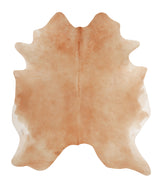 Beige X-Large Brazilian Cowhide Rug 7'6"H x 6'5"W #A12524 by Hudson Hides
