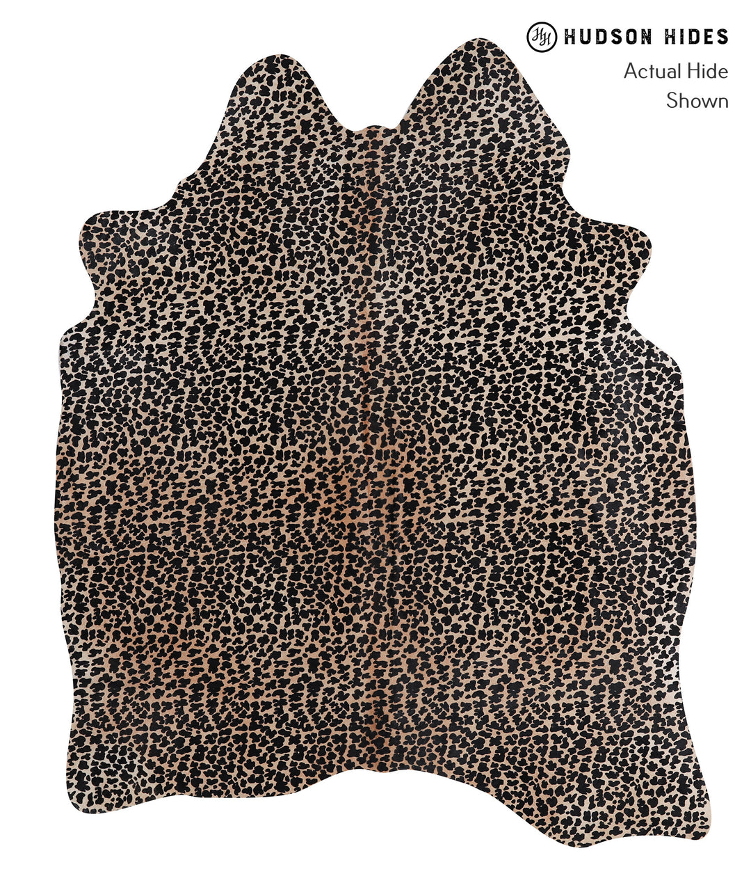 Animal Print Large Brazilian Cowhide Rug 6'10"H x 5'7"W #A12831 by Hud