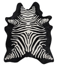 Zebra Large Brazilian Cowhide Rug 6'10"H x 5'6"W #A12844 by Hudson Hides