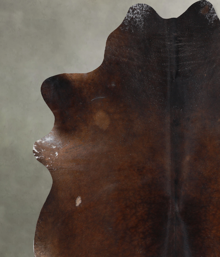 Warm Caramel XX-Large Brazilian Cowhide Rug 7'5"H x 7'0"W #A13114 by Hudson Hides