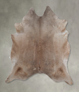 Taupe XX-Large Brazilian Cowhide Rug 7'6"H x 6'11"W #A13149 by Hudson Hides