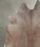 Taupe XX-Large Brazilian Cowhide Rug 7'6"H x 6'11"W #A13149 by Hudson Hides
