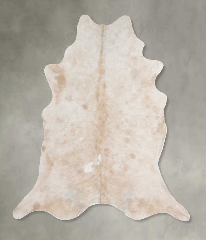 Beige XX-Large Brazilian Cowhide Rug 7'11"H x 7'7"W #A13164 by Hudson Hides