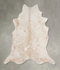 Beige XX-Large Brazilian Cowhide Rug 7'11