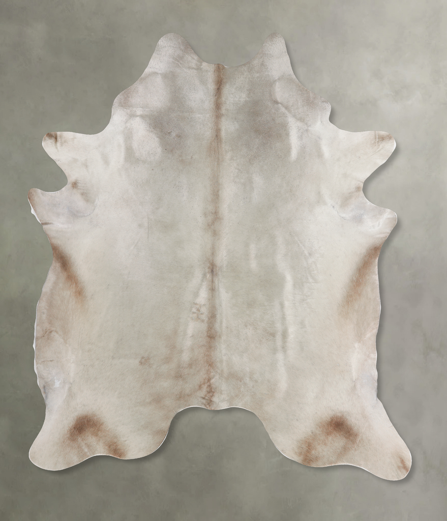Champagne XX-Large Brazilian Cowhide Rug 7'7"H x 6'11"W #A13169 by Hudson Hides