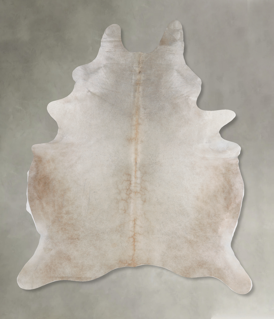 Champagne XX-Large Brazilian Cowhide Rug 7'11"H x 6'9"W #A13172 by Hudson Hides