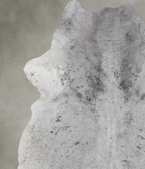 Salt and Pepper Black X-Large Brazilian Cowhide Rug 7'5"H x 6'3"W #A13179 by Hudson Hides