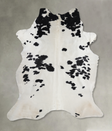 Black and White XX-Large Brazilian Cowhide Rug 8'2"H x 7'6"W #A13206 by Hudson Hides